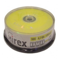 Mirex DVD-R 4.7Gb 16x Cake box 10
